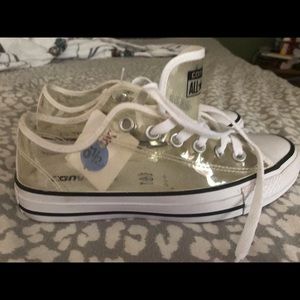 *RARE* Converse Clear sneakers. Women’s size 6.5